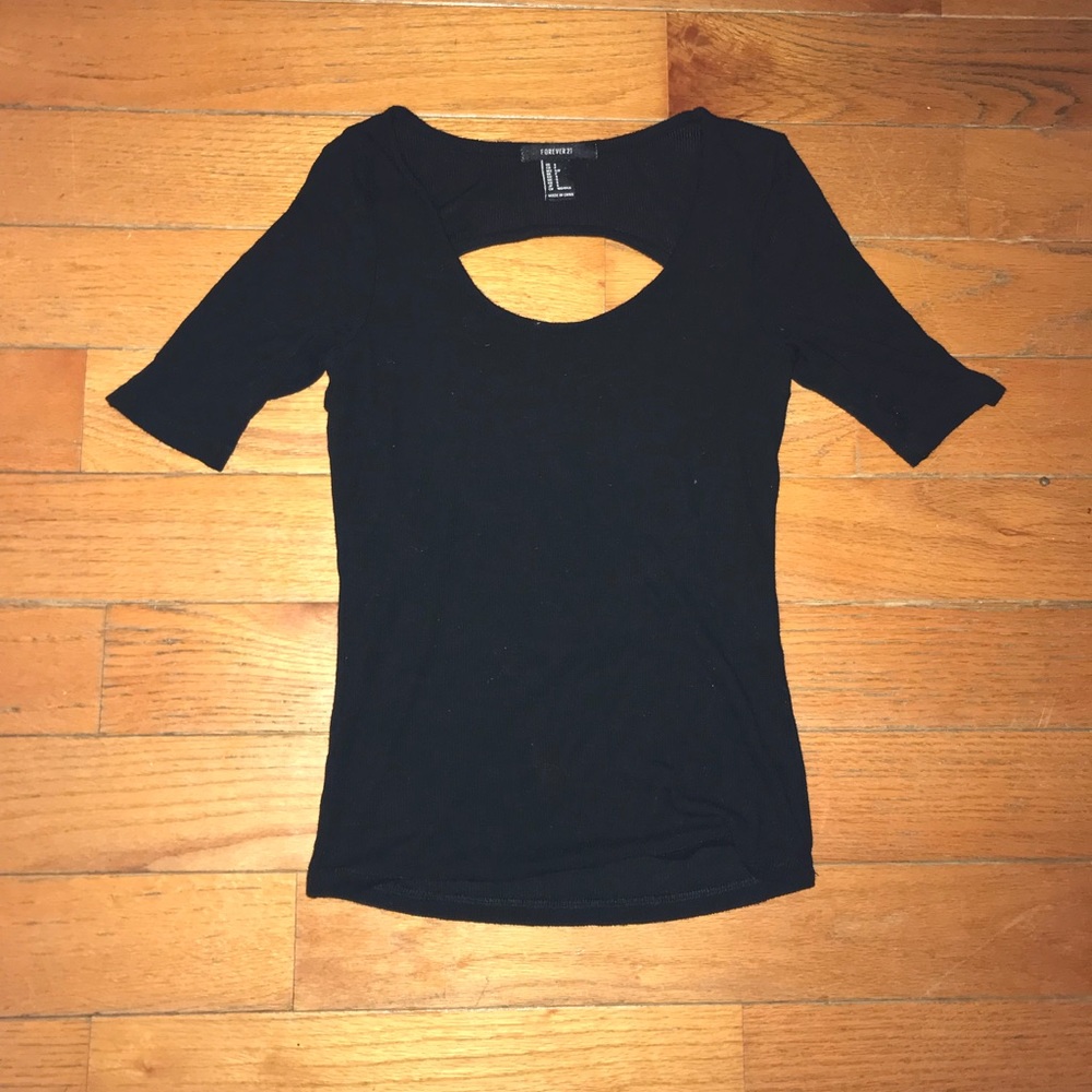 Open back top